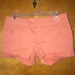 Peach shorts